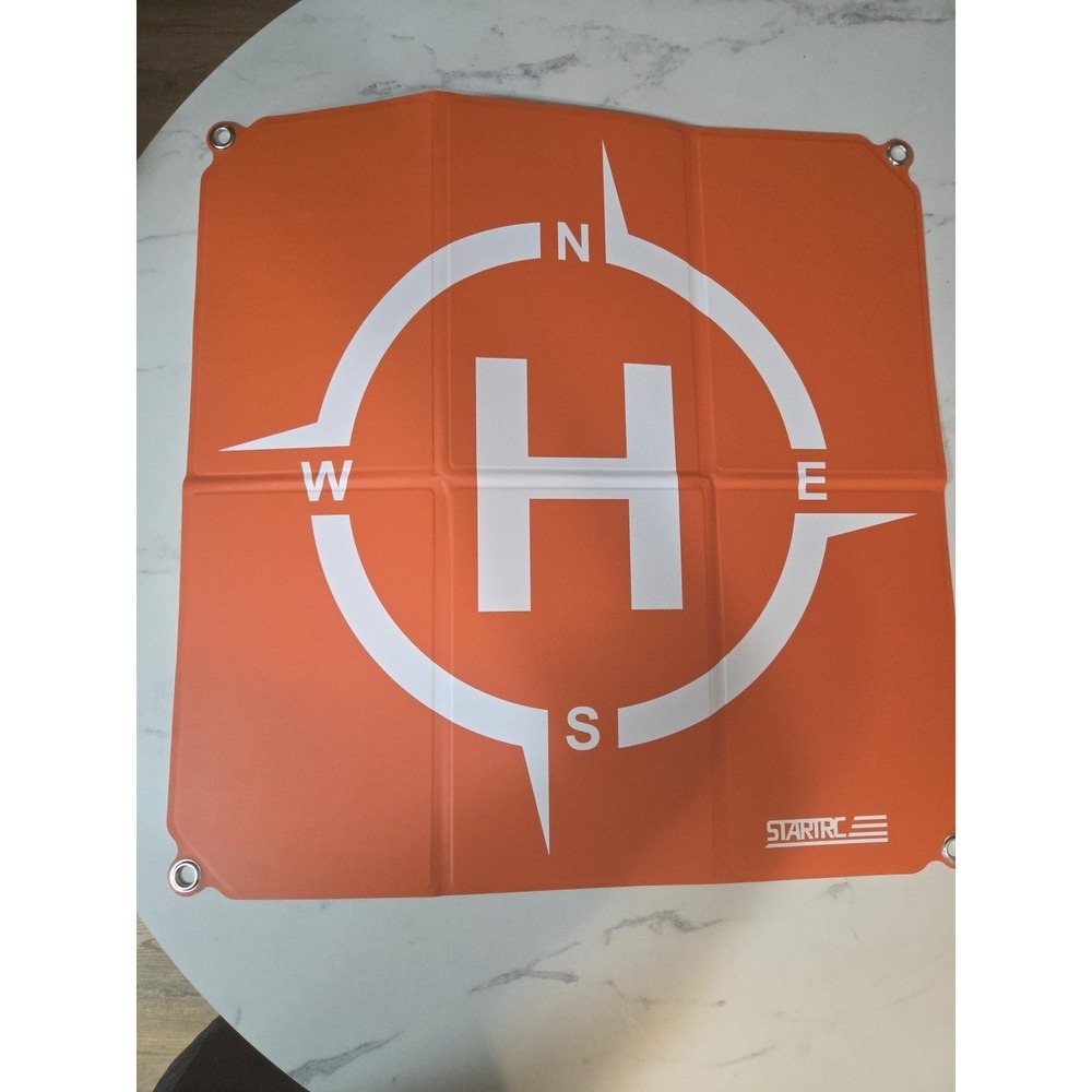 Drone Landing Pad STARTRC 25-inch Orange‎ And Black Portable Foldable Waterproof